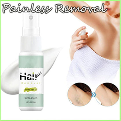 100% Natural Painless Hair Removal Spray