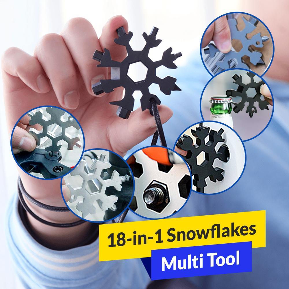 18-in-1 Stainless Steel Snowflakes Multi-Tool