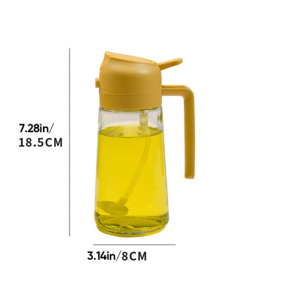 2 in 1 Glass Oil Sprayer & Dispenser