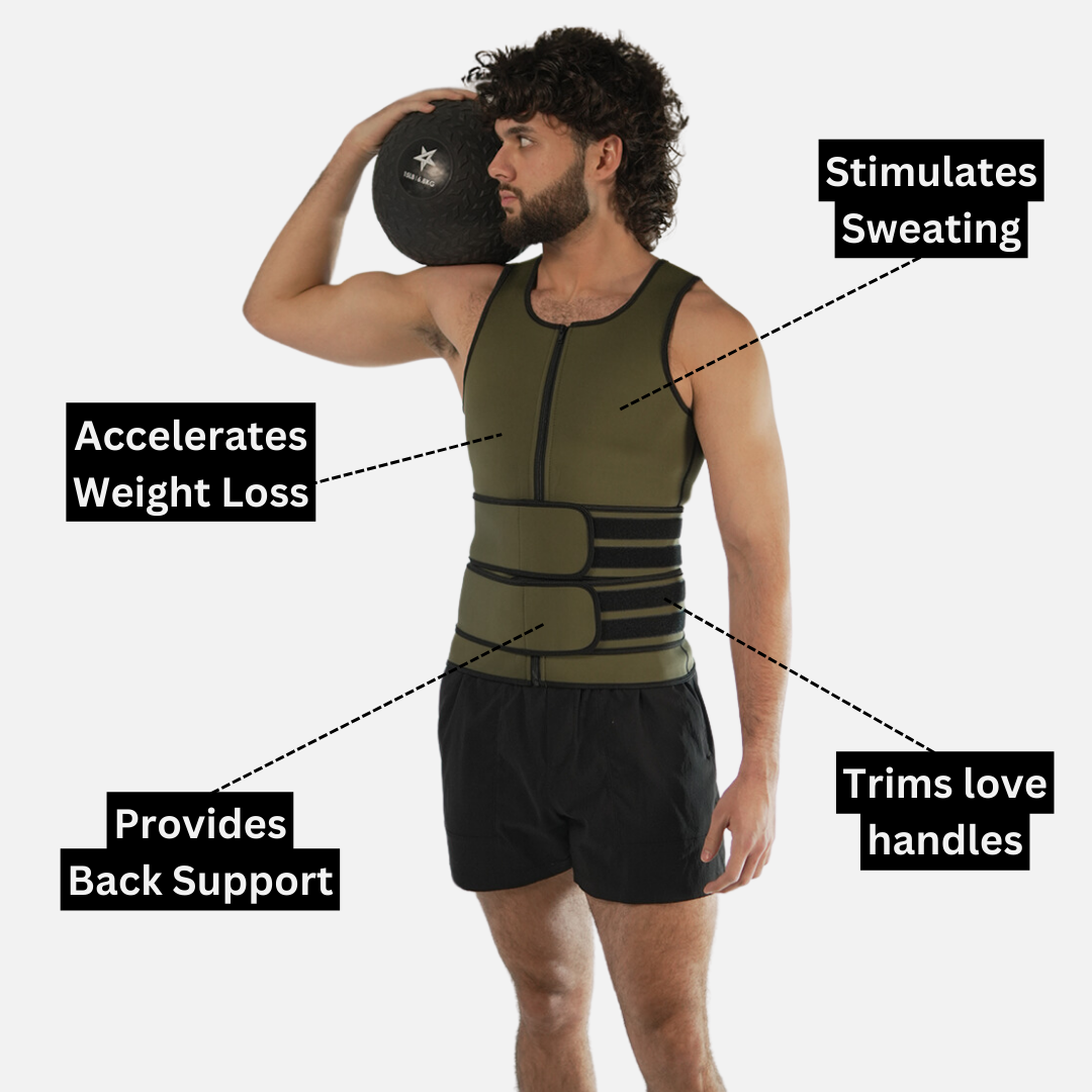 2 in 1 Sauna Vest and Waist Trainer