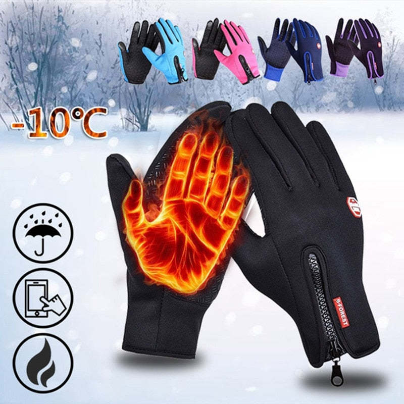 2022 UNISEX THERMAL WINTER GLOVES TOUCHSCREEN WARM, CYCLING, DRIVING, MOTORCYCLE