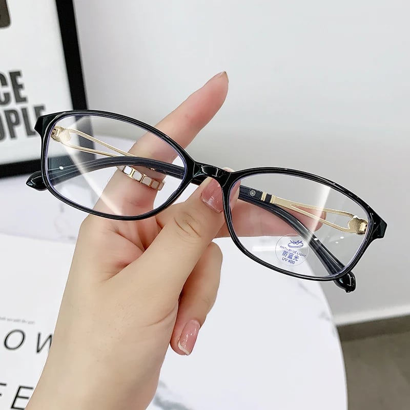 WOMEN’S FASHION LIGHTWEIGHT METAL ANTI-BLUE LIGHT READING GLASSES