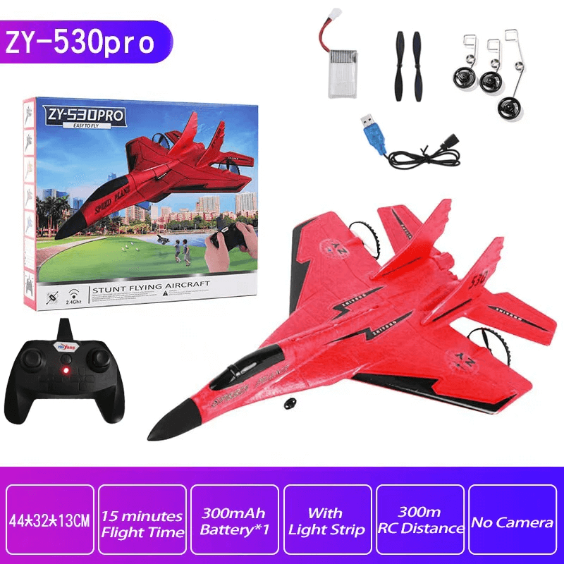 2.4g Glider RC Drone 530 Fixed Wing Airplane Hand Throwing Foam Electric Remote Control Outdoor RC Plane Toys For Boys Kids