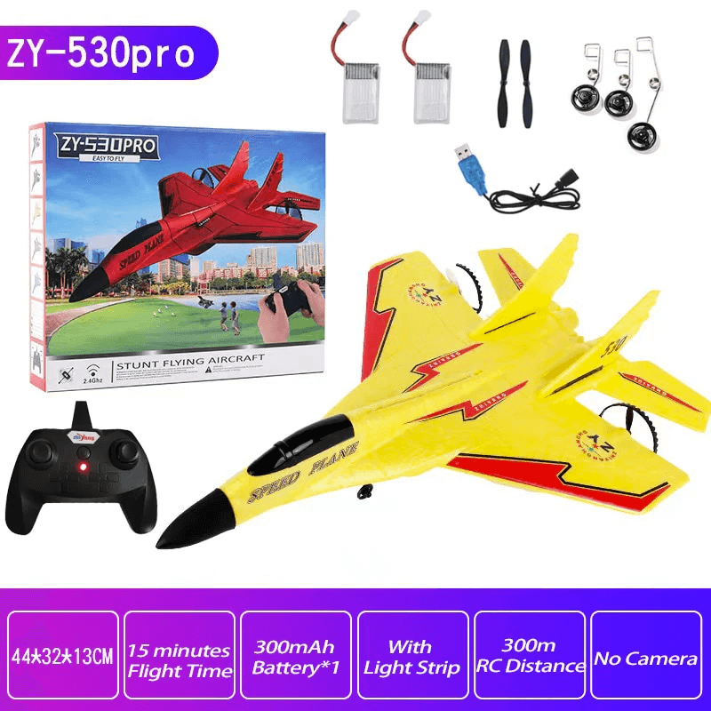 2.4g Glider RC Drone 530 Fixed Wing Airplane Hand Throwing Foam Electric Remote Control Outdoor RC Plane Toys For Boys Kids