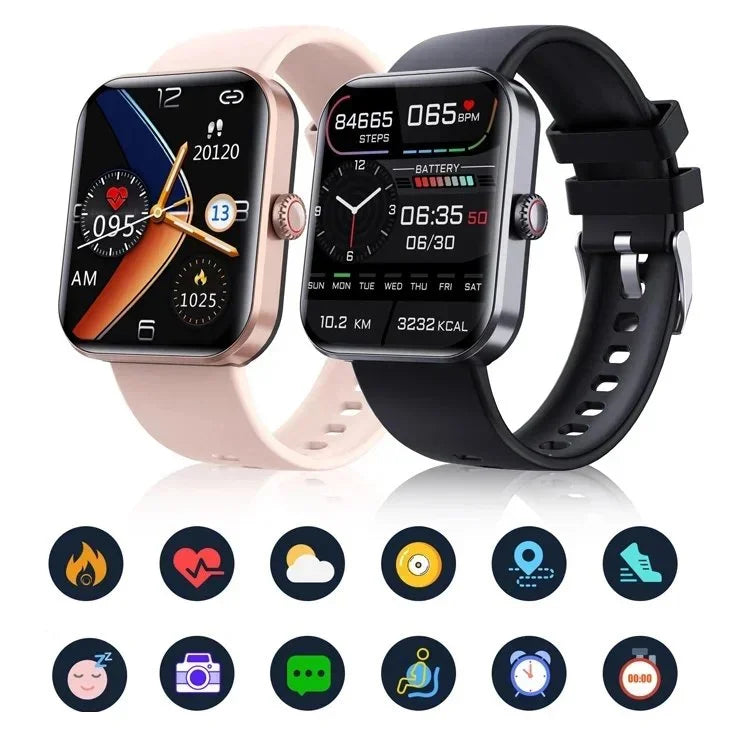 All Day Monitoring Of Heart Rate And Blood Pressure Bluetooth Fashion Smartwatch