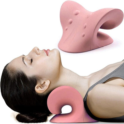 Worthypraises Cervical Neck Traction Pillow- For Neck Pain Relief