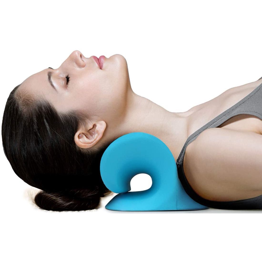 Worthypraises Cervical Neck Traction Pillow- For Neck Pain Relief