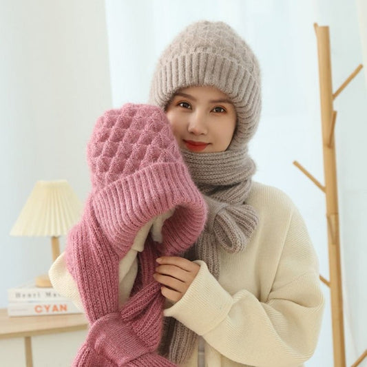 CHRISTMAS SALE -45% OFF -Winter Versatile Knitted Hooded Scarf for Women