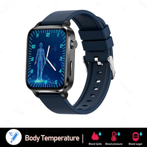 KH10 Laser Physiotherapy Blood Sugar Heart Rate Blood Oxygen Temperature Health Smart Watch