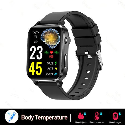 KH10 Laser Physiotherapy Blood Sugar Heart Rate Blood Oxygen Temperature Health Smart Watch