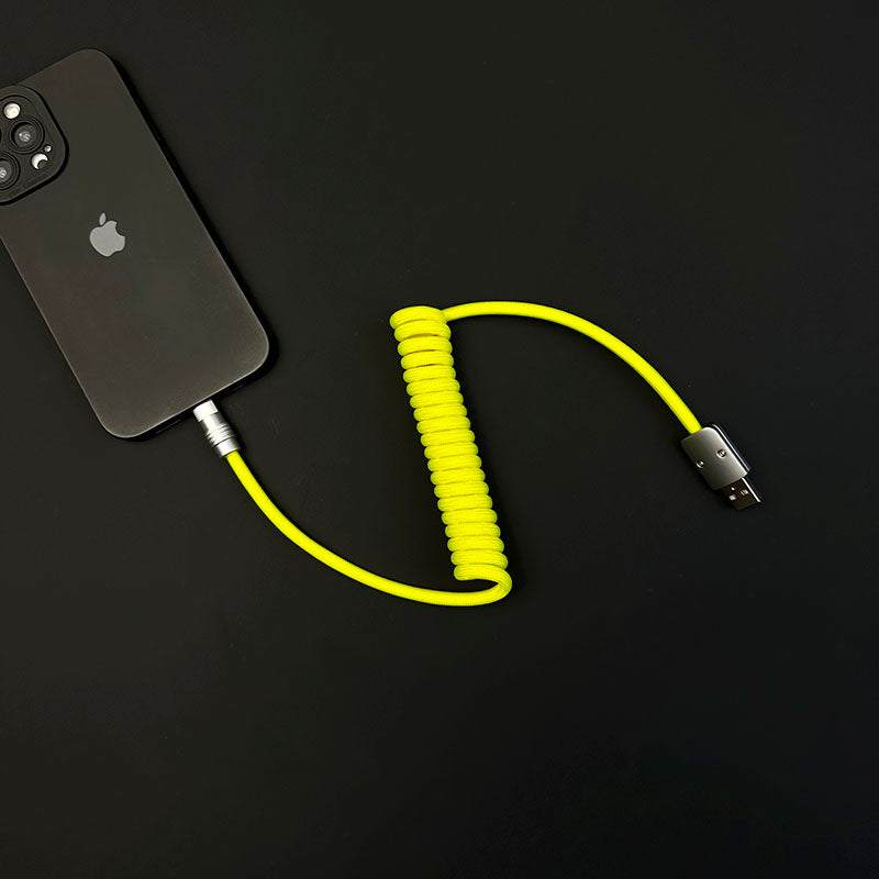 “Curly Chubby” Car-friendly Fast Charging Cable