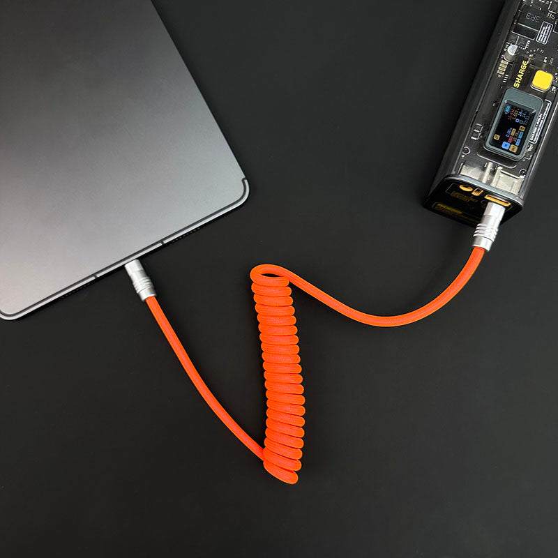 “Curly Chubby” Car-friendly Fast Charging Cable