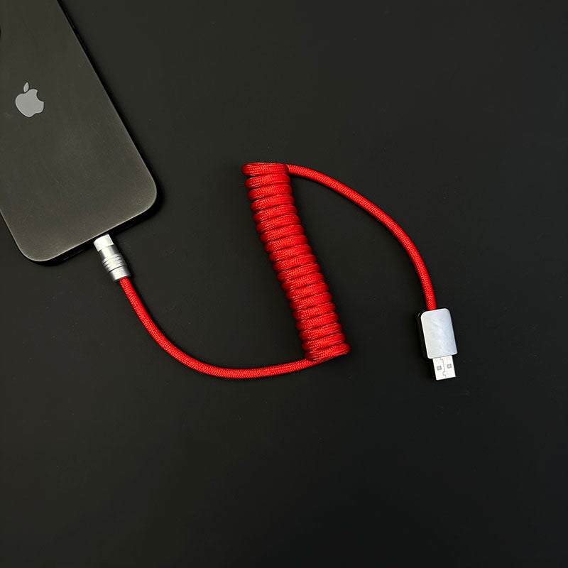 “Curly Chubby” Car-friendly Fast Charging Cable