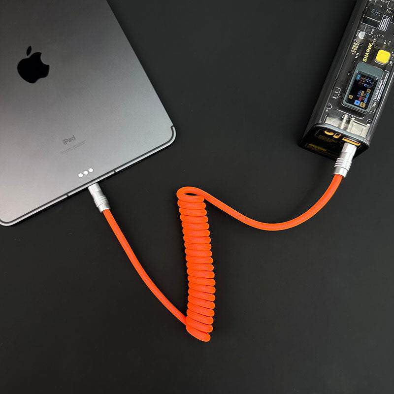 “Curly Chubby” Car-friendly Fast Charging Cable