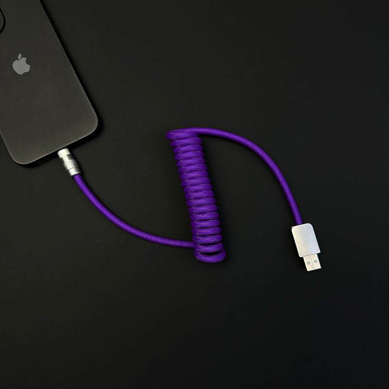 “Curly Chubby” Car-friendly Fast Charging Cable