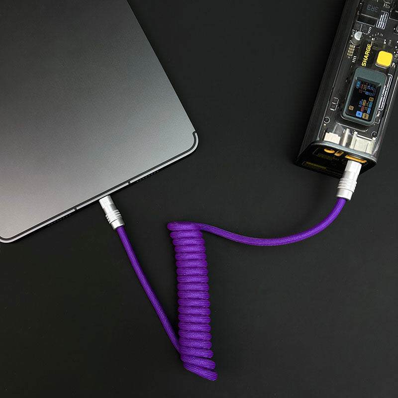 “Curly Chubby” Car-friendly Fast Charging Cable