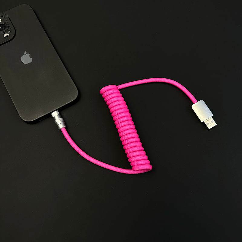 “Curly Chubby” Car-friendly Fast Charging Cable