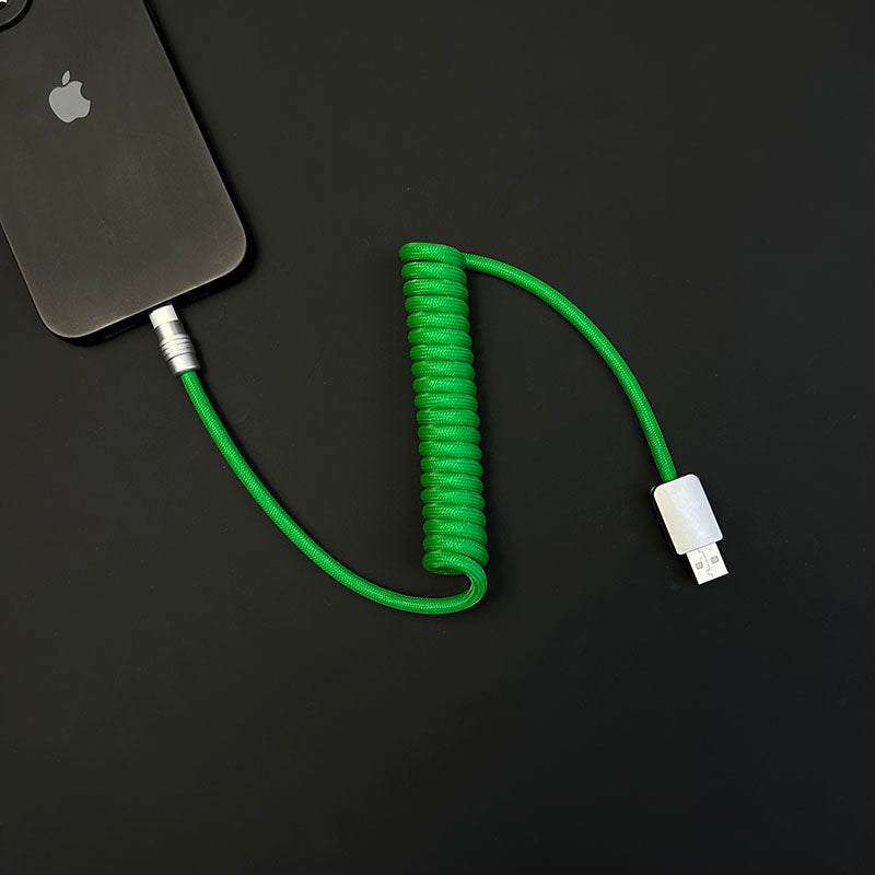 “Curly Chubby” Car-friendly Fast Charging Cable