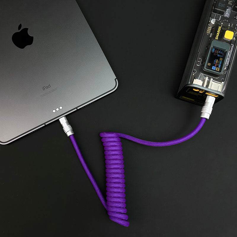 “Curly Chubby” Car-friendly Fast Charging Cable