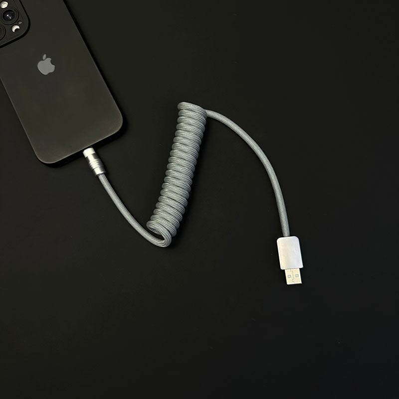 “Curly Chubby” Car-friendly Fast Charging Cable