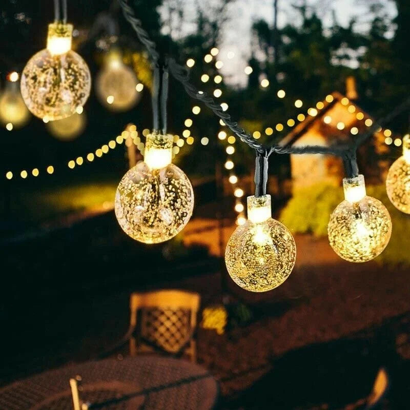 Last Day 49% OFF - Waterproof Solar Powered LED Outdoor String Lights