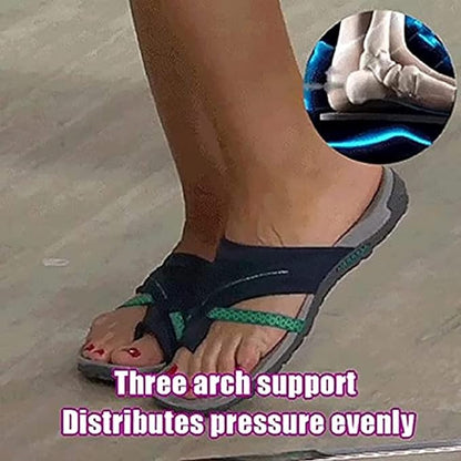 Women Orthopedic Sandals-Breathable Mesh And Leather Sandals