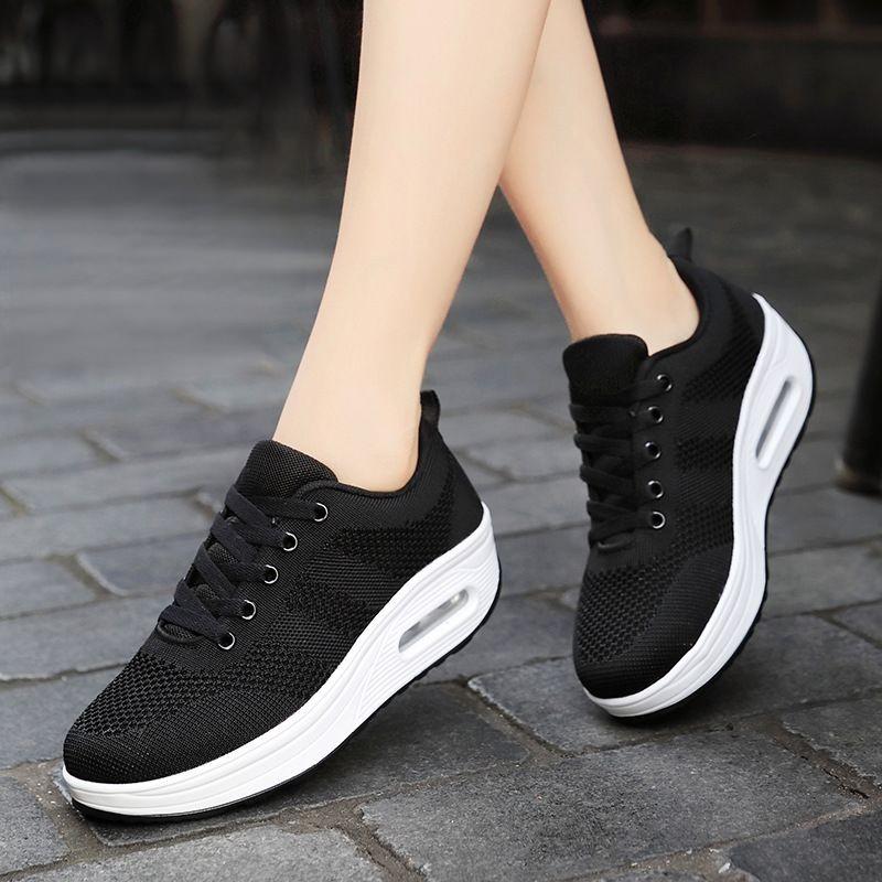 Women light air flying woven mesh orthopedic Sneakers