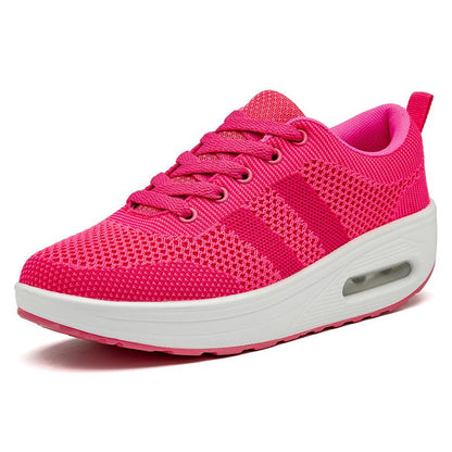 Women light air flying woven mesh orthopedic Sneakers