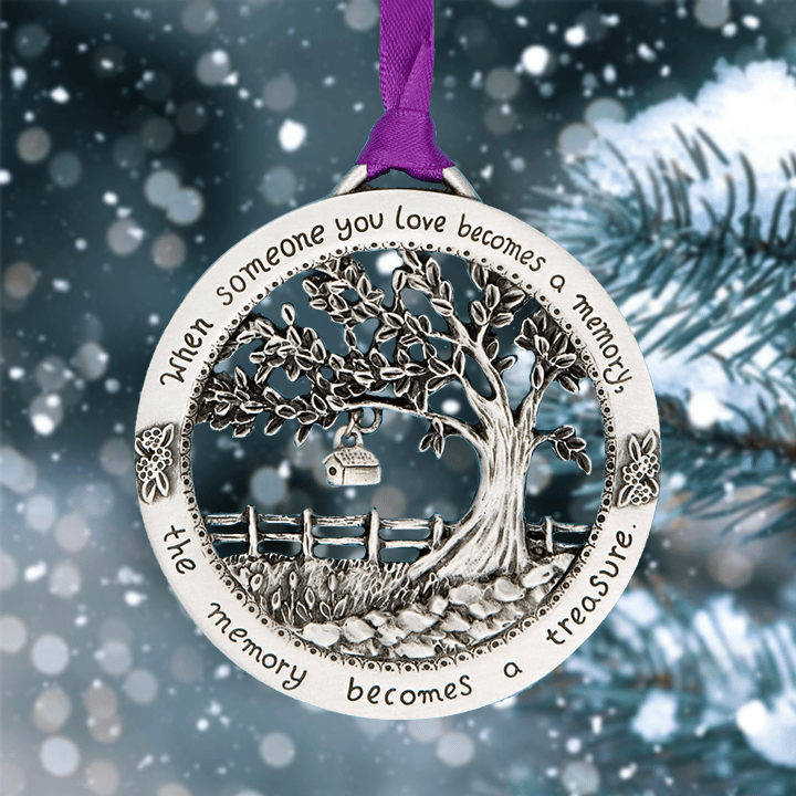 Last Day Promotion- SAVE 49% - When Someone You Love Becomes a Memory Life Tree Memorial Ornament