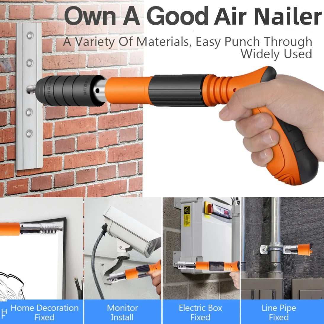 Last Day Sale 49% - Woodworking and decoration integrated air nailer