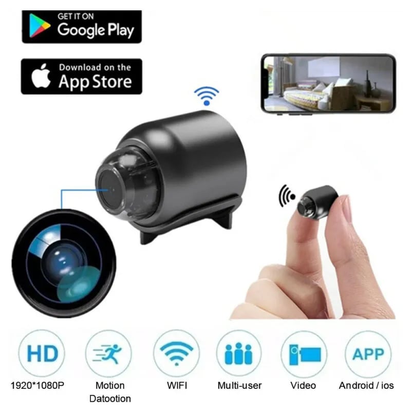 Zone Flex Mini WIFI Camera 1080P HD - Night Vision Included