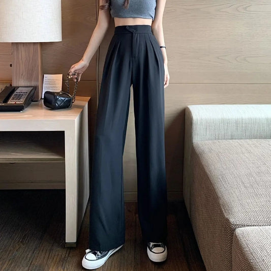 Woman is Casual Full-Length Loose Pants