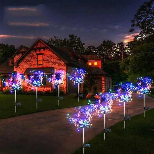 Waterproof Solar Garden Fireworks Lamp