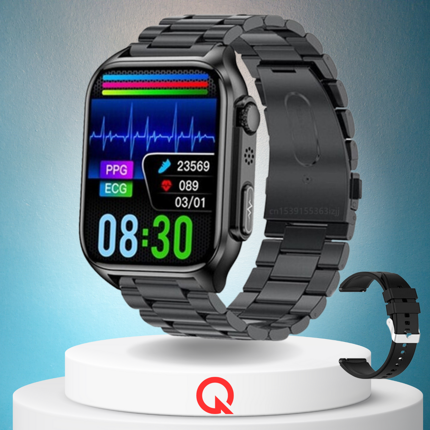 QUANTYVO CARE Plus 3 – Non-Invasive Blood Glucose Monitoring Smartwatch