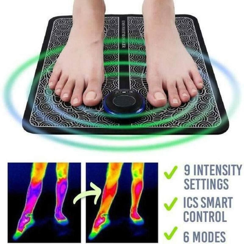 Relief-Right Electric EMS Foot Massager: Healing Therapy Care