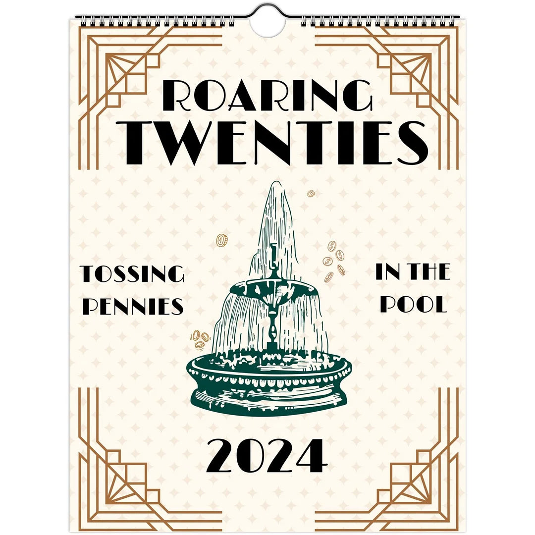 Wordodiy | 2024 Roaring Twenties Calendar - 2024 TS Lyrics Calendar