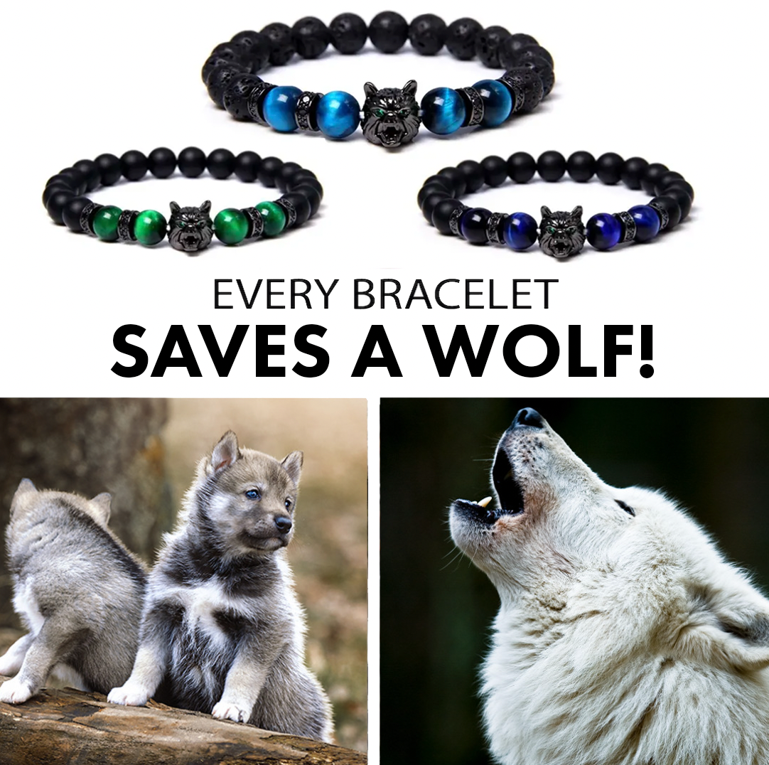 “Save a Wolf” Bracelet