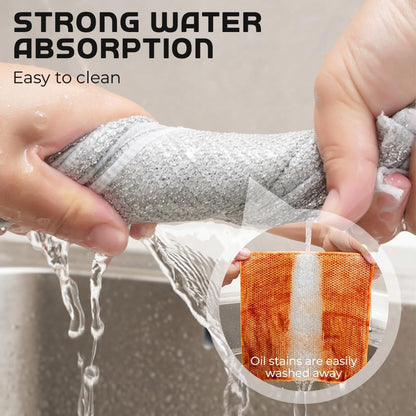 Wet and Dry Dishwashing Rust Removal Magic Kitchen Towel Set