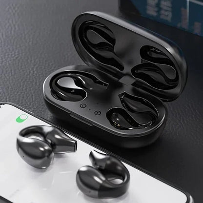 Wireless Ear Clip Bone Conduction Headphones