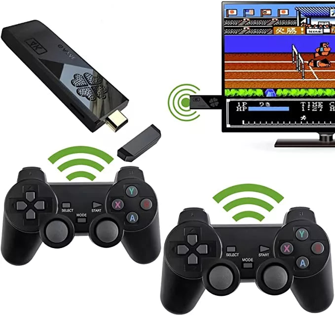 Wireless Retro Game Console, Plug and Play Video GameStick Built in 10,000+ Games