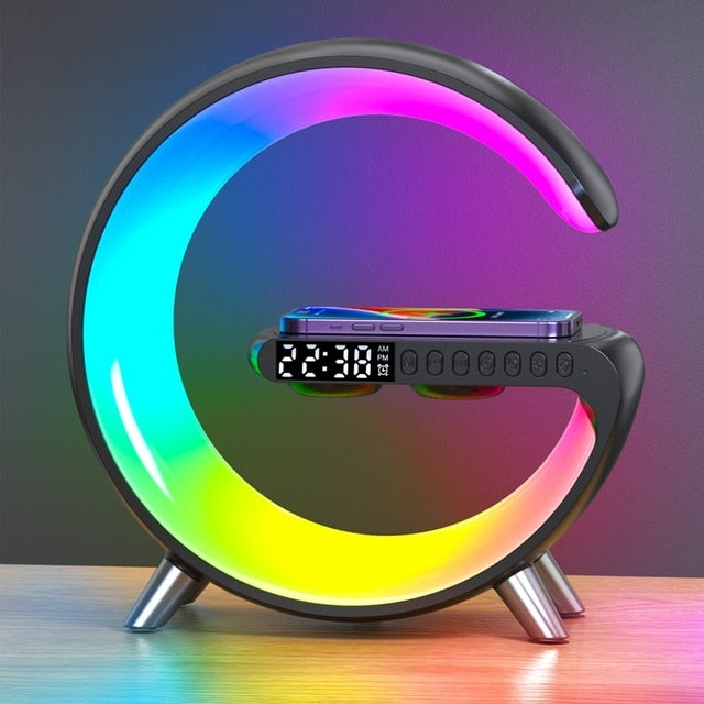 WirelessSolutions – Multifunctional Wireless Charger RGB Lamp Speaker