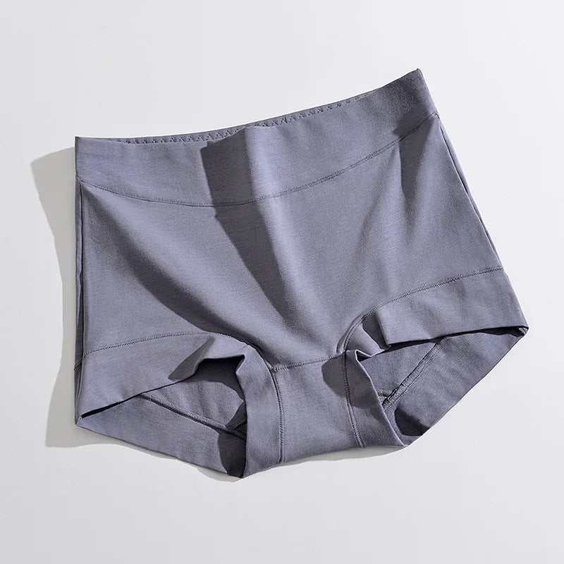 Women’s Large Size High Waist Cotton Graphene Crotch Antibacterial Panties