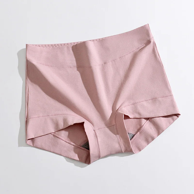 Women’s Large Size High Waist Cotton Graphene Crotch Antibacterial Panties