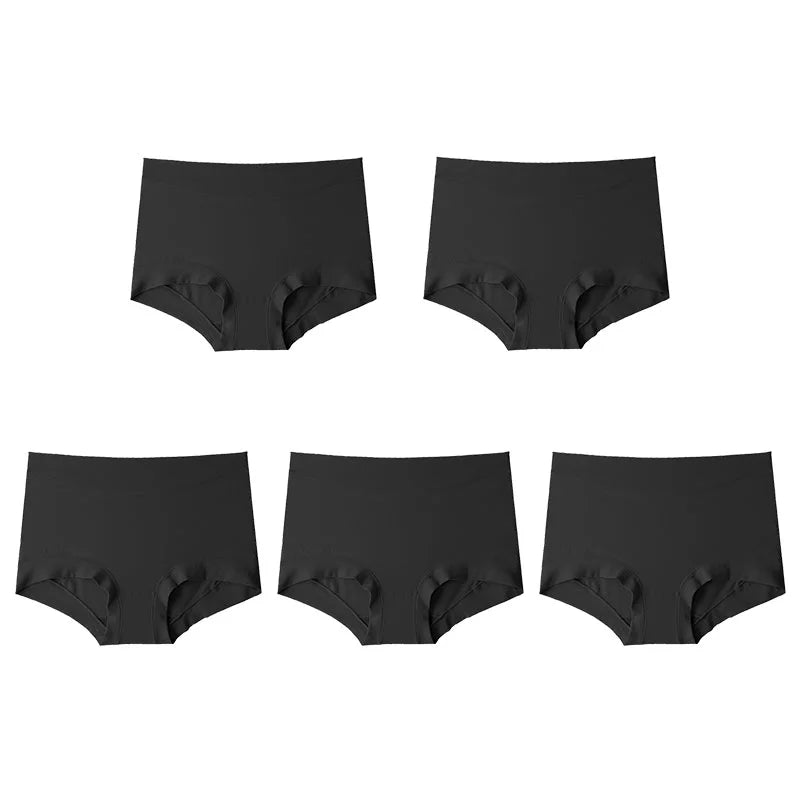 Women’s Large Size High Waist Cotton Graphene Crotch Antibacterial Panties