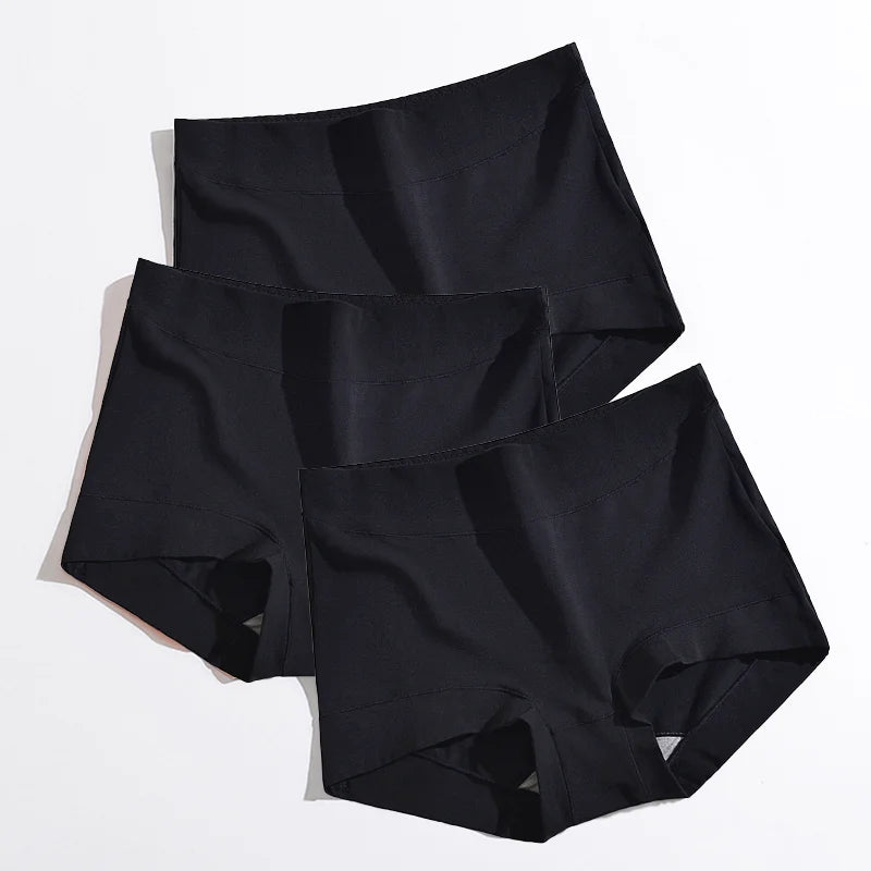 Women’s Large Size High Waist Cotton Graphene Crotch Antibacterial Panties