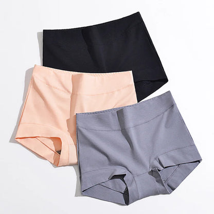 Women’s Large Size High Waist Cotton Graphene Crotch Antibacterial Panties