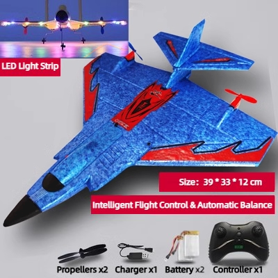 X320 Sea, land and air remote control glider EPP foam remote control aircraft with LED light flight time Remote control plane