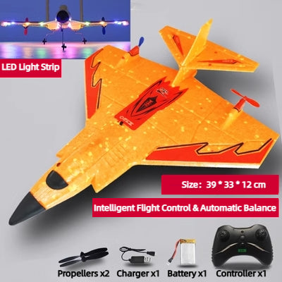 X320 Sea, land and air remote control glider EPP foam remote control aircraft with LED light flight time Remote control plane