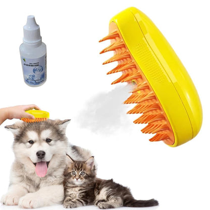 Zakdavi Patented Exclusive Rechargeable Steam Pet Brush