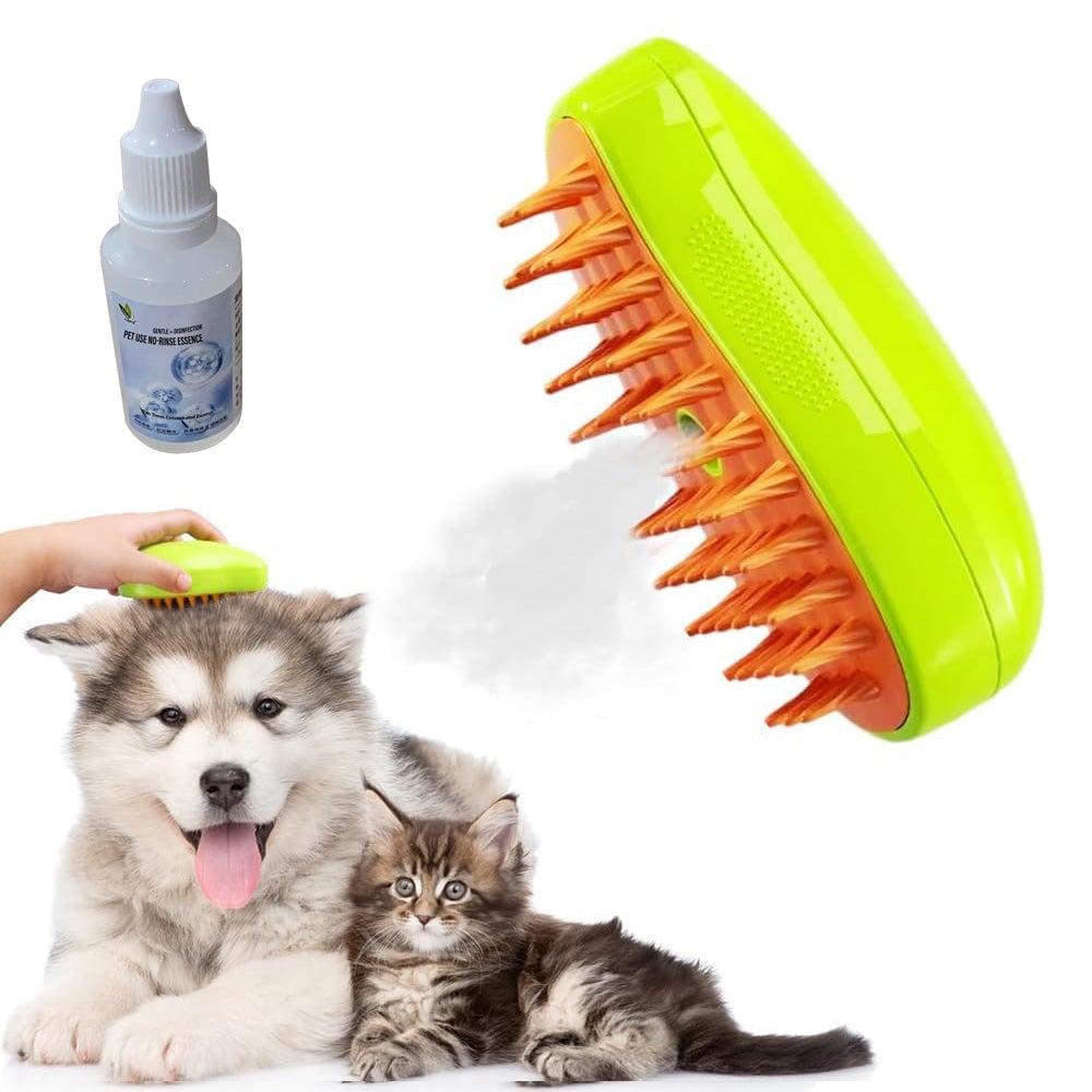 Zakdavi Patented Exclusive Rechargeable Steam Pet Brush